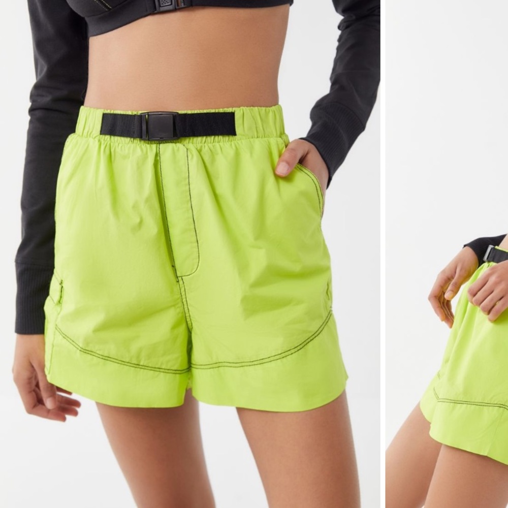 Neon green Urban outfitters shorts